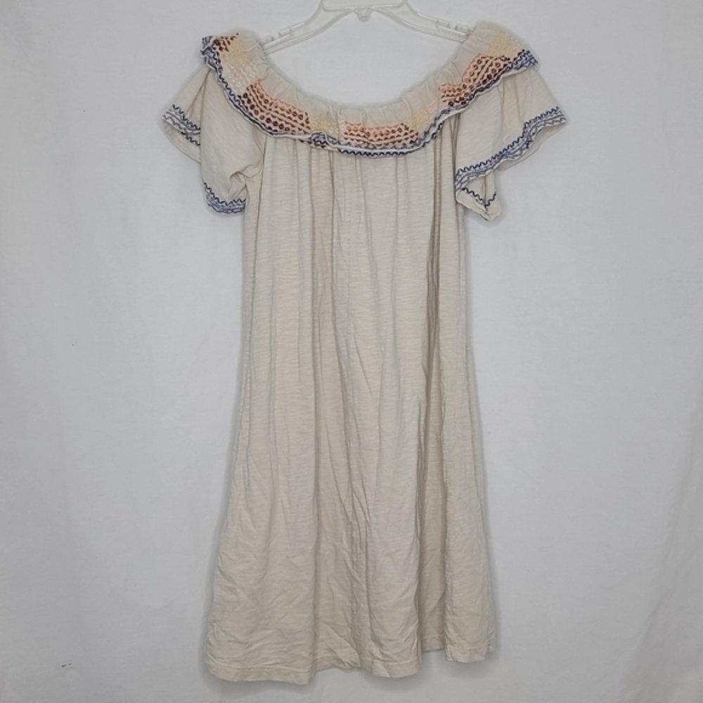 Chelsea & Violet Small Cream Ruffle Mini Dress - Picture 2 of 4